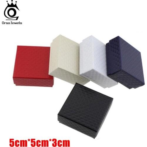 ORSA JEWELS Carrying Jewelry Box Gift Packing Multicolor Gift Boxes For Jewelry Packing Wedding Party Wholesale Package BZH06