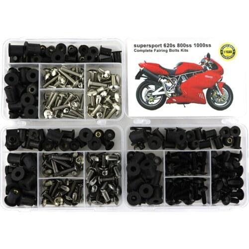 Fit For Ducati SUPER SPORT 620s 800ss 1000ss Motorcycle Cowling Complete Full Fairing Bolts Kit Nuts Steel Bodywork Nuts