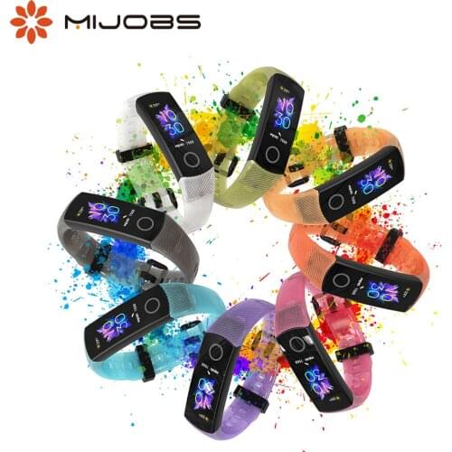 For Honor Band 5 Strap for Huawei Honor Band 4 Strap Silicone Wrist Bracelet for Honor Band 5 Wristbands Sport Anti-Lost Version