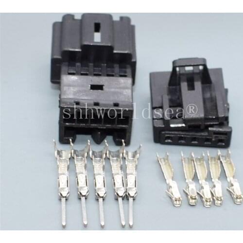 Shhworldsea 5 pin 0.6mm auto electric housing plug wire harness cable connector plug 8R0973605 8R0 973 605
