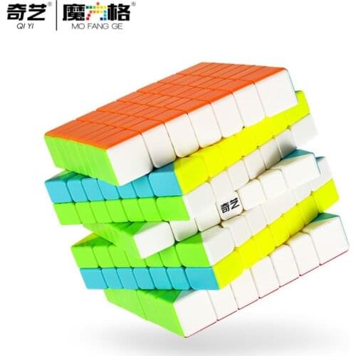 Qiyi Qixing S2 7x7 Speed Cube Stickerless Magic Cube Puzzle Toy For Kids