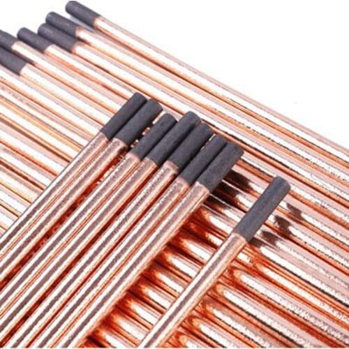 10pcs New Air Carbon Arc Gouging Rods Copper Round Graphite Electrode Carbon RodSoldering Supplies6/8/10mm