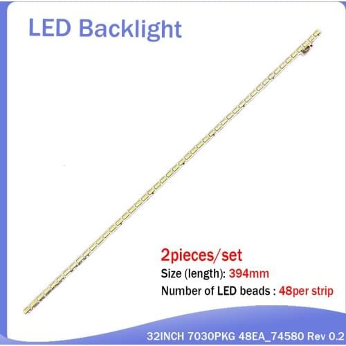 394mm LED Backlight strip 48 lamp for T320HVN01.2 TX-LR32EM5A T320HVN01.5 LG Innotek 32INCH 7030PKG 48EA_74580 320TA0I 320TA01