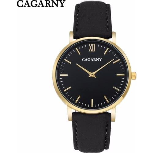 Cagarny Ultra Thin Ladies Bracelet Watches Brand Leather Quartz Sport Watch Women Gift D Style Reloj Mujeres Relogio Feminino