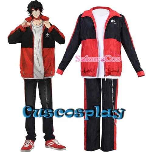 Japanese Voice Actor Division Rap Battle Hypnosis Mic Buster Bros!! MC.B.B Yamada Ichiro Cosplay Costume Uniform for Halloween