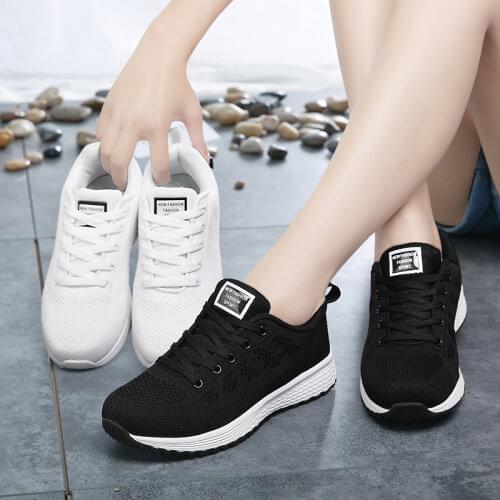 Womens Sneakers Fashion Running Shoes Casual Lightweight Breathable Soft Lace Up Sport Shoes