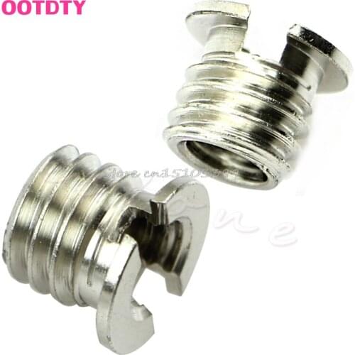 1Pc 1/4" To 3/8" Camera Screw Nut Adapter Tripod Converter Connecting Supports -B119