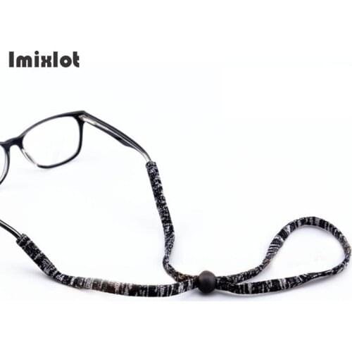 1PC Adjustable Eyeglass Neck Cord Strap Stretchy Sports Glasses String 5 Colors Knitted Lanyard Sunglasses Rope Holder Retainer