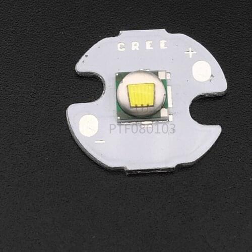 10pcs/lot 3W Original CREE XPE R3 Warm White 240LM LED light part With 16mm PCB Base