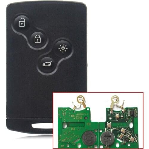 10PCS/LOT New 4 Button Card(Not Smart) With PCF7941