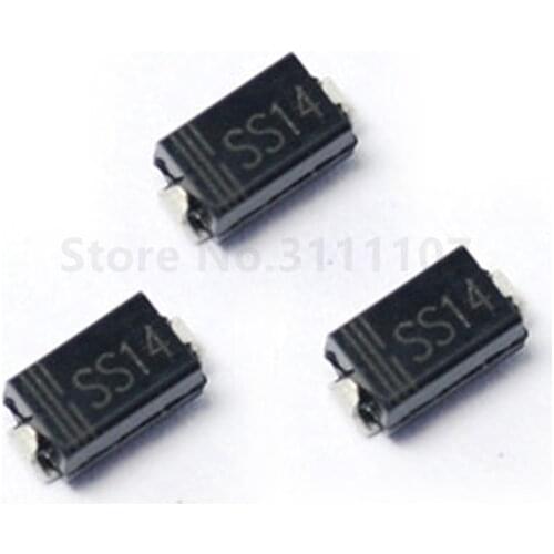 100PCS/Lot SMA 1N5819 1A 40V DO-214AC SMD Schottky Diode SS14