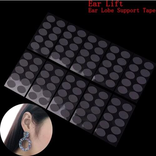 100 Patches Invisible Ear Lift For Ear Lobe Support Tape For Stretched Ear Lobes And Relieve Strain From Heavy Earrings New
