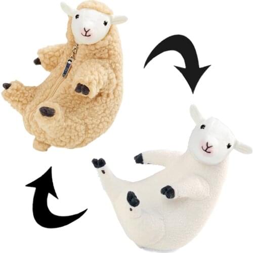 2021 Exclusive Sheep Plush Toy Anime Kawaii Sheep Plush with Clothes Removable Sheep Plushie For Baby Soft Animal Stuffed Dolls