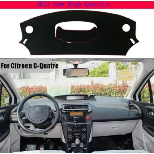 2021 New High Quality for Citroen C-Quatre 2016 Dashboard Cover Non Slip Dash Mat Sun Shade Carpet Pad Accessories