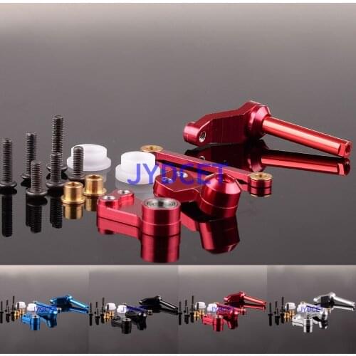 Aluminum Bearing Steering Bell crank Assembly Set For Rc Model Car 1/10 Tamiya CC01 CC-01 Upgrade Parts