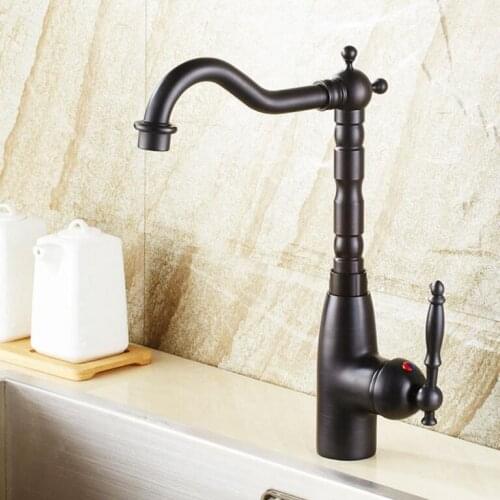 Free Shipping kitchen faucet black 360 degree swivel kitchen sink Faucet Mixer kitchen vanity faucet luxury water tap