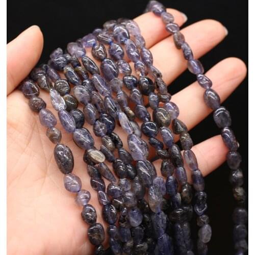 Hot Selling Natural Stone Irregular Iolite Loose Beads For DIY Jewelry Making Necklace Bracelet Earrings Accessory