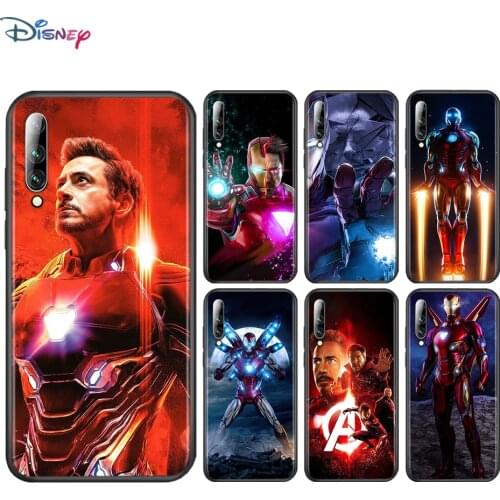 Marvel iron Man For Samsung Galaxy A90 A80 A70 S A60 A50S A30 S A40 S A2 A20E A20 S A10S A10 E Black Phone Case