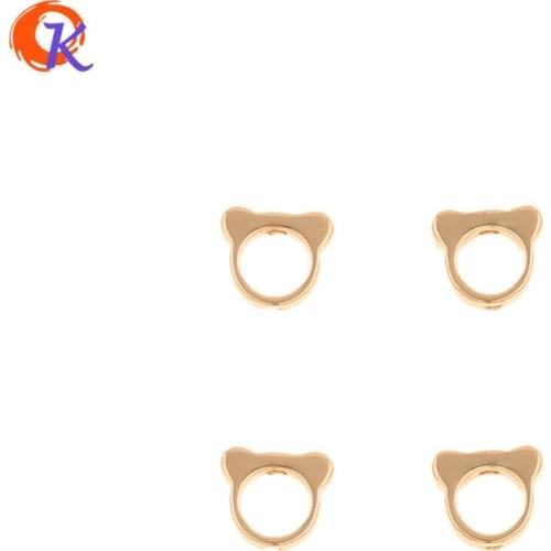 Cordial Design 100Pcs 5*6MM DIY Making/Jewelry Accessories/Beads Connectors/Genuine Gold Plating/Hand Made/Earring Findings