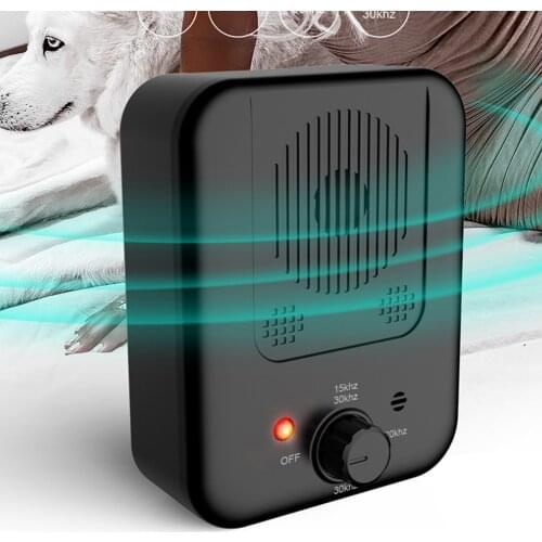 Pet Dog Ultrasonic Repeller Anti Barking Control Device Training Equipment Stop Bark Anti-Noise Anti-Barking Dog Training Device