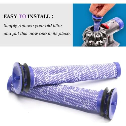 Washable Pre-Filter for Dyson DC58 DC59 DC61 DC62 V6 V7 V8 Absolute Cordless Vacuum Filters Accessories Part 965661-01