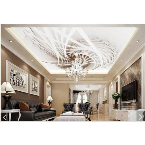 Custom photo wallpaper 3d ceiling wallpaper murals 3 d screw geometry art frescoes zenith mural wall papers for living room