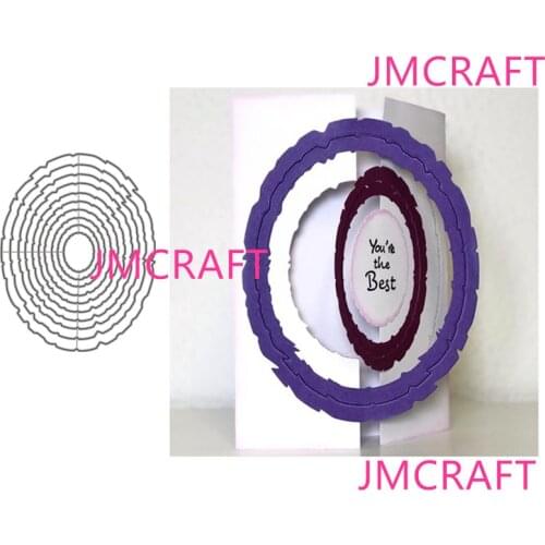 JMCRAFT 2021 New Irregular Graphic Decoration#3 Metal Cutting Dies DIY Scrapbook Handmade Paper Craft Metal Steel Template Dies