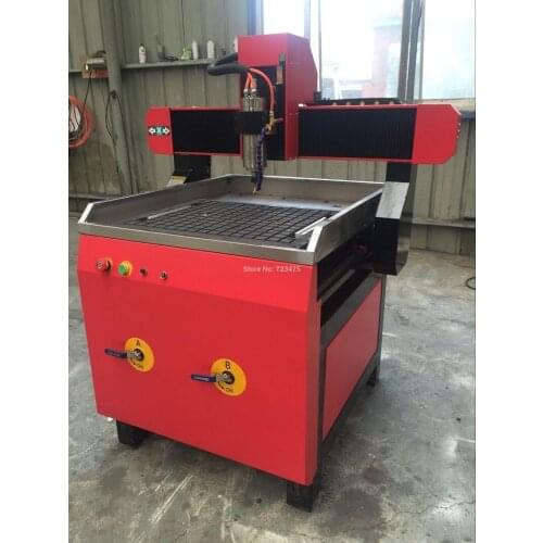 China manufacture cheap marble model milling cutting machine/small CNC aluminum/stone/wood working machine with water tank