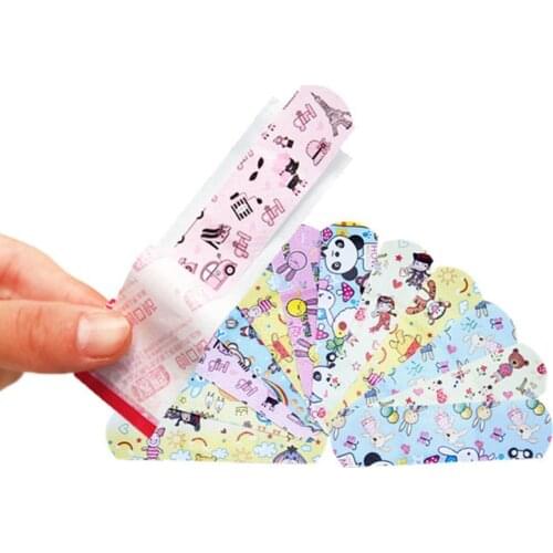 120 Pcs/box Cartoon Band-aid Cute Mini Children Breathable Waterproof Bandage ok Bandages Hemostatic Patch 97BE