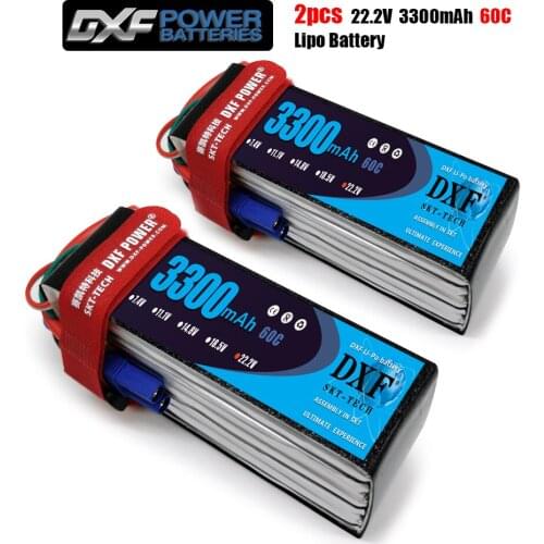 DXF 3300mAh 22.2V 60C-120C Lipo battery 6S XT60/DEANS/XT90/EC5 For AKKU Drone FPV Truck four axi Helicopter RC Car Airplane