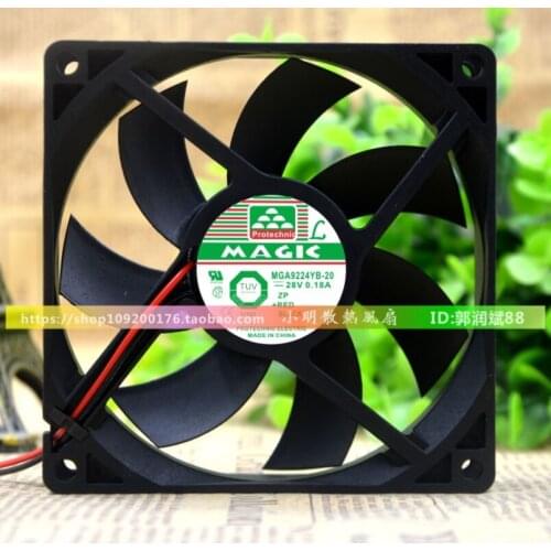 MGA9224YB-20 28V 0.18A 9020 9CM cooling fan