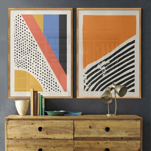 Minimalist Geometric Abstract Line Canvas Painting Wall Art Picture Poster and Print for Living Room Modern Home Interior Decor