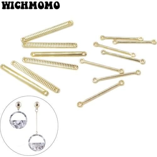 2019 Fashion 10pieces/bag High Range Zinc Alloy Linear Charms Pendant Connector Linker DIY Necklace Earring Jewelry Accessories