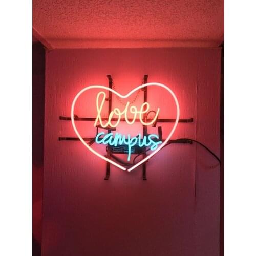 Neon Sign For Love CAMPUS Store Japanese shop club Lamp resterant light advertise room decor hotel window Impact Attract light
