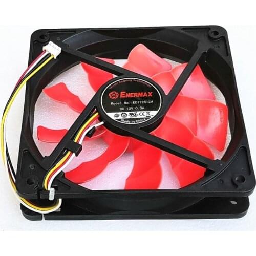 New 120mm cooling fan 12cm 12025 12cm fan ed122512h 12V 0.30a power supply special 4-wire speed regulation