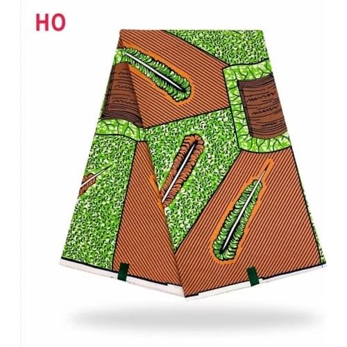 Real Wax Original Ankara Dye Printed Cotton Fabric By The Yard 100%Soft Breathable African Sewing Material For Dress VL 1888