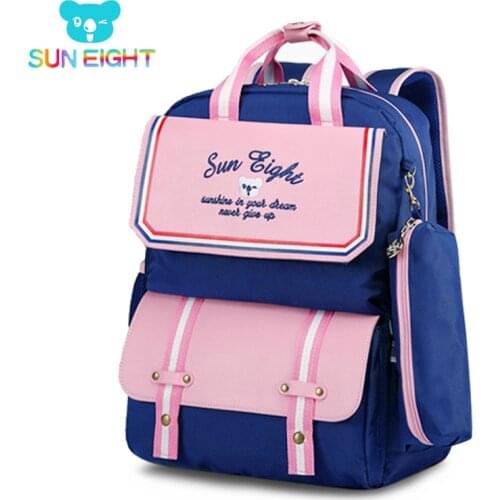 SUN EIGHT Orthopedic Back Girls School Bags Childrens Backpacks Satchel School Backpack Kids School Bag