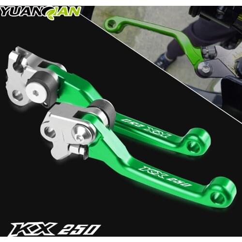 For Kawasaki KX250F KX250 KX 250 F 250F 2004-2018 2005 2006Motorcycle CNC Dirt Bike DirtBike Motocross Pivot Brake Clutch Levers