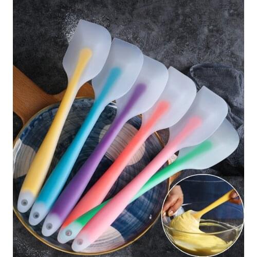 Mini Silicone Spatula Baking Spatula Translucent Baking Tool Spatula Cream Heat-resistant Kitchenware Spatula Decorator