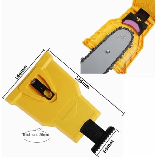 Woodworking Chainsaw Teeth Sharpener Portable Sharpen Chain Saw Bar-Mount Fast Grinding Sharpening Chainsaw Chain Tools