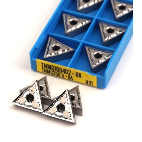 TNMG160404 HA H01 aluminum turning blade TNMG160402 hard alloy blade TNMG 160408 cnc lathe milling cutter aluminum copper tool