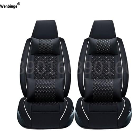 Only two front car seat cover For Suzuki Smart Chevrolet Skoda Volvo Mazda Lexus automobiles covers armchair accessories styling