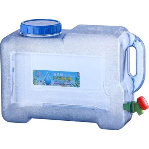 Home Outdoor Water Srotage Bucket 5L Water Bag Large Capacity PC Water Canister Car Storage Tank Water Container With Faucet