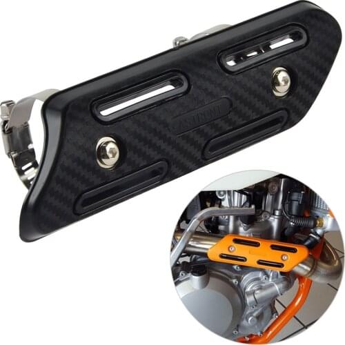 Motorcycle Exhaust Heat Shield Protector Guard cover for BETA RR 300 350 390 430 480 CRF CRFX YZF WRF RMZ RMX DRZ 250 350 450