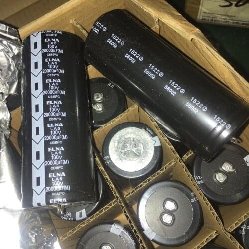 2PCS/10PCS ELNA 100V20000UF copper pin audio bulk capacitor 40*100MM free shipping