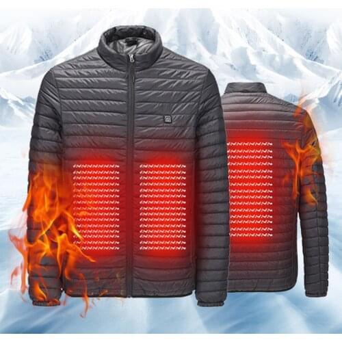 2020 Unisex Outdoor Hiking Hunting Jacket Heated Vest Usb Electric Thermal Vest Winter Intelligent Camping Waistcoat Vest S-5XL