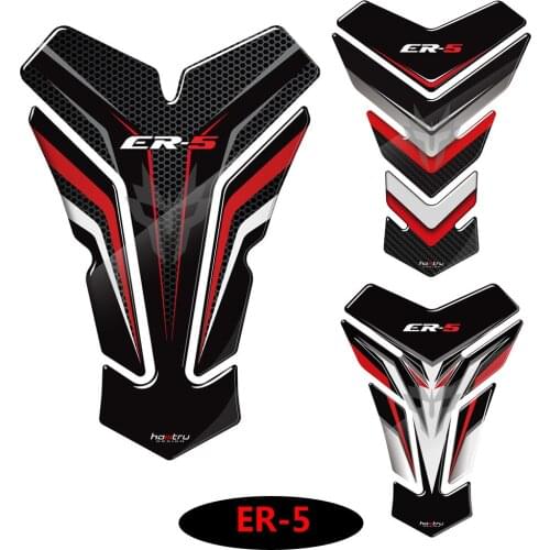 3D Motorcycle Tank Pad Protector Stickers Case for Kawasaki ER5 ER-5 Tankpad