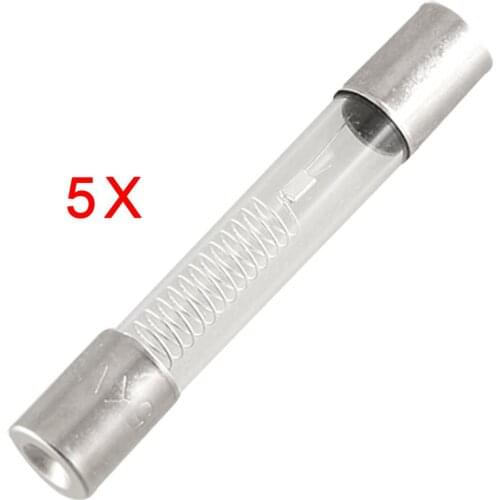 5 Pcs 6 x 40mm Axial Glass 800mA 0.8A 5KV Fuse Tubes for miniwave Oven