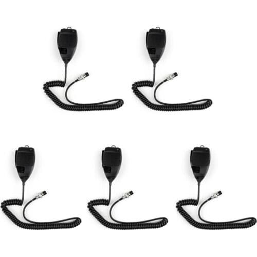 Artudatech 5Pcs EMS-53 Microphone For Alinco DR-03 DR-06 DR-135 DR-235 DR-435 DR-635 DR135 DR235 DR635 Radio