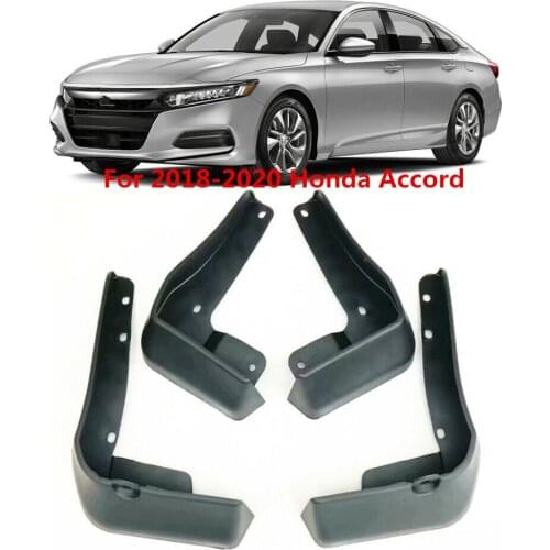 Car Decoration Front & Rear Splash Guards Mud Flaps fit for 2003-2020 Honda Accord Fender 4pcs/set